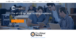 Desktop Screenshot of cloudlinux.com
